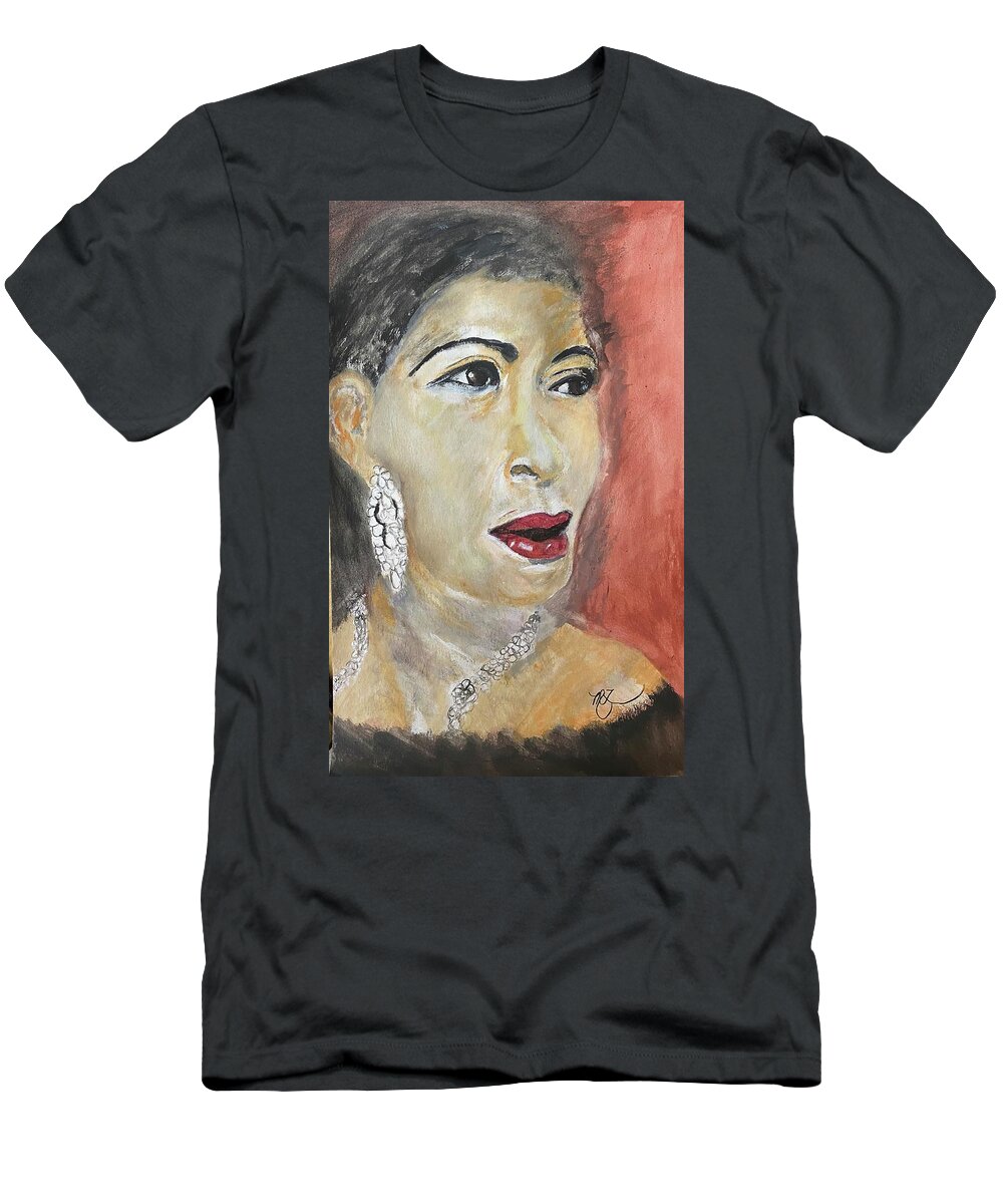 Woman T-Shirt featuring the painting Elegance by Melody Fowler