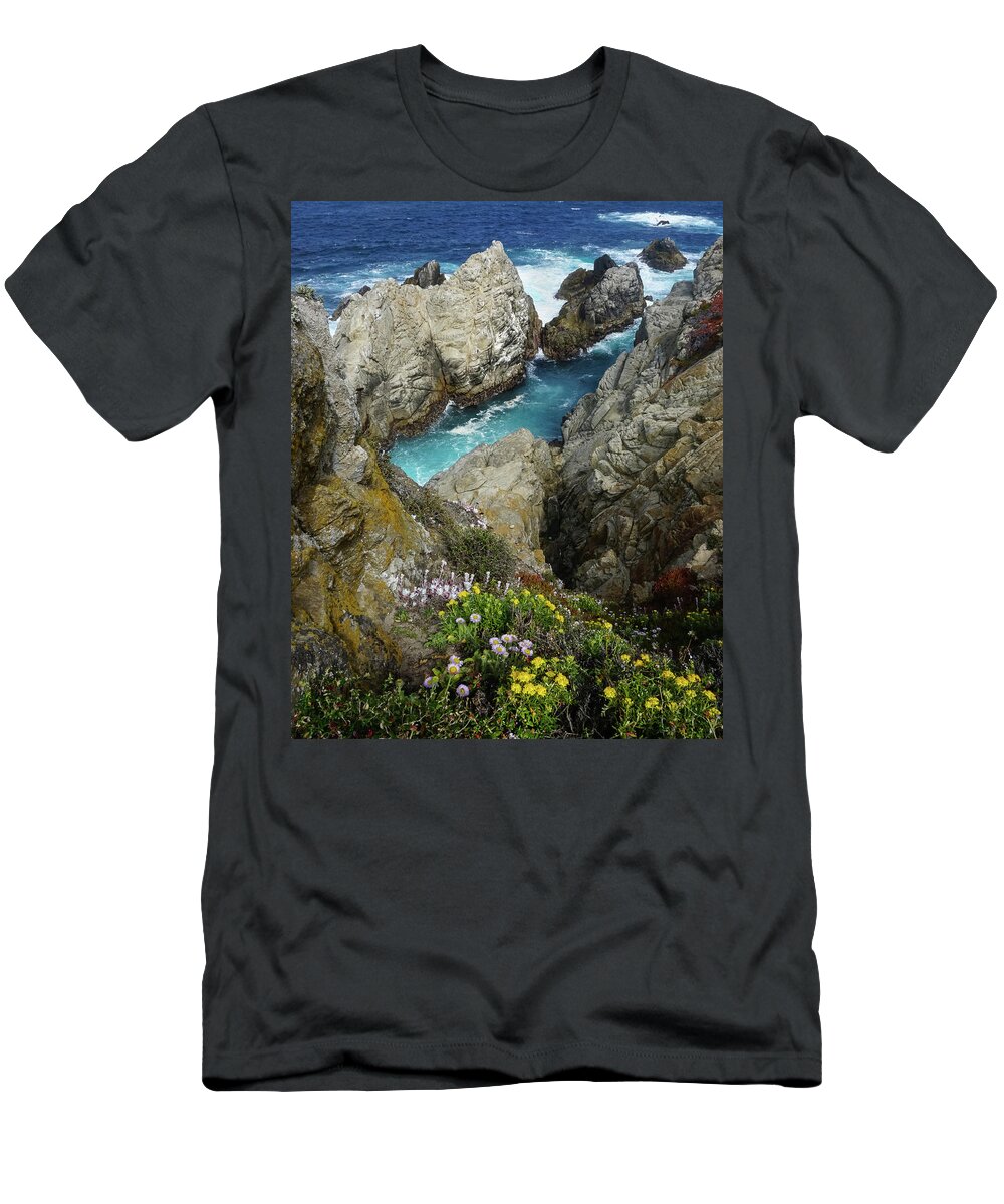 Point Lobos T-Shirt featuring the photograph North Point by Brett Harvey