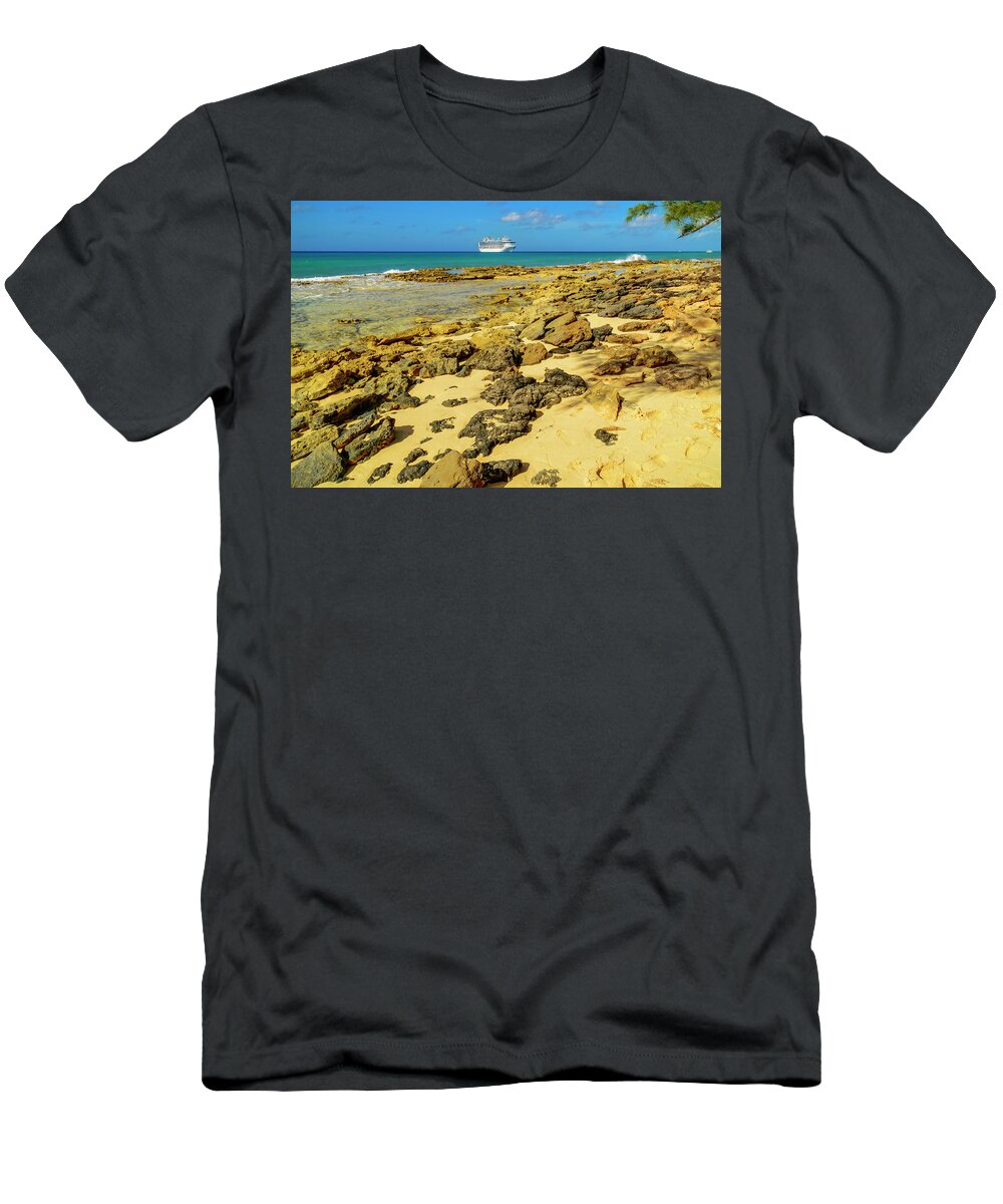 Landscape T-Shirt featuring the photograph Eleuthera, Bwahamas 1 by AE Jones