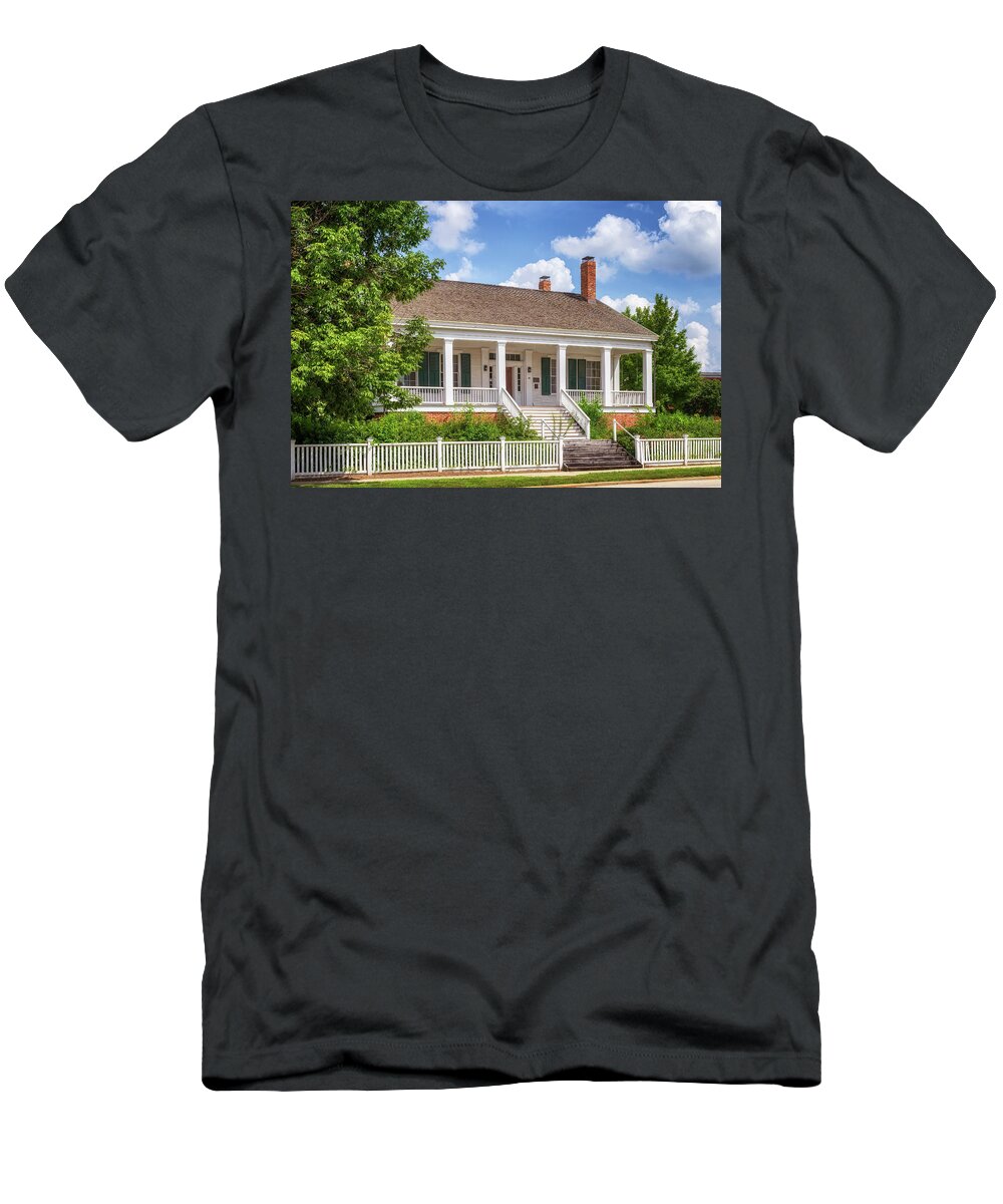 Elijah Iles Home T-Shirt featuring the photograph Elijah Iles House - Springfield, Illinois by Susan Rissi Tregoning