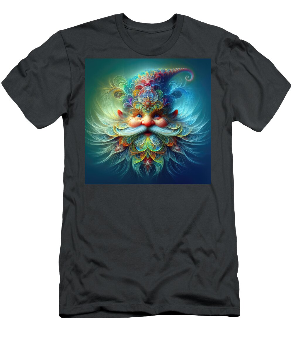 Fractal T-Shirt featuring the photograph Enchanted Laughter by Bill and Linda Tiepelman