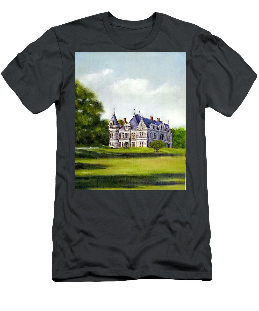 Chateau Art T-Shirt featuring the painting Enchantment by Dr Pat Gehr