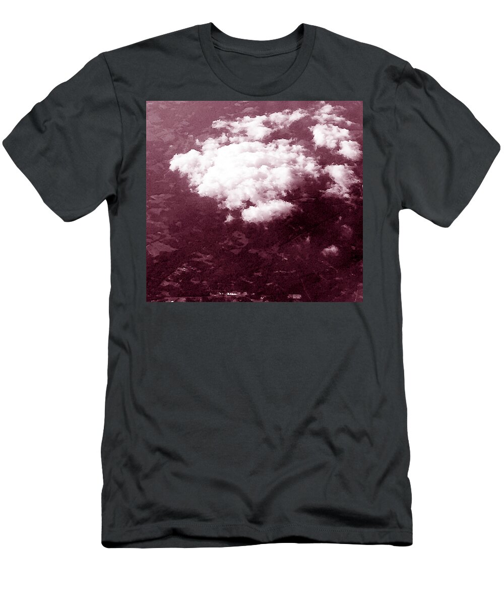 Calm Loliop Clouds T-Shirt featuring the painting Enchatoo by Trevor A Smith