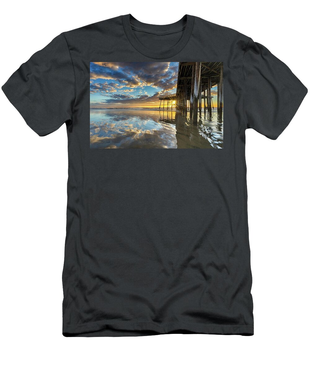 Pismo Beach T-Shirt featuring the photograph End of the Storm by Beth Sargent
