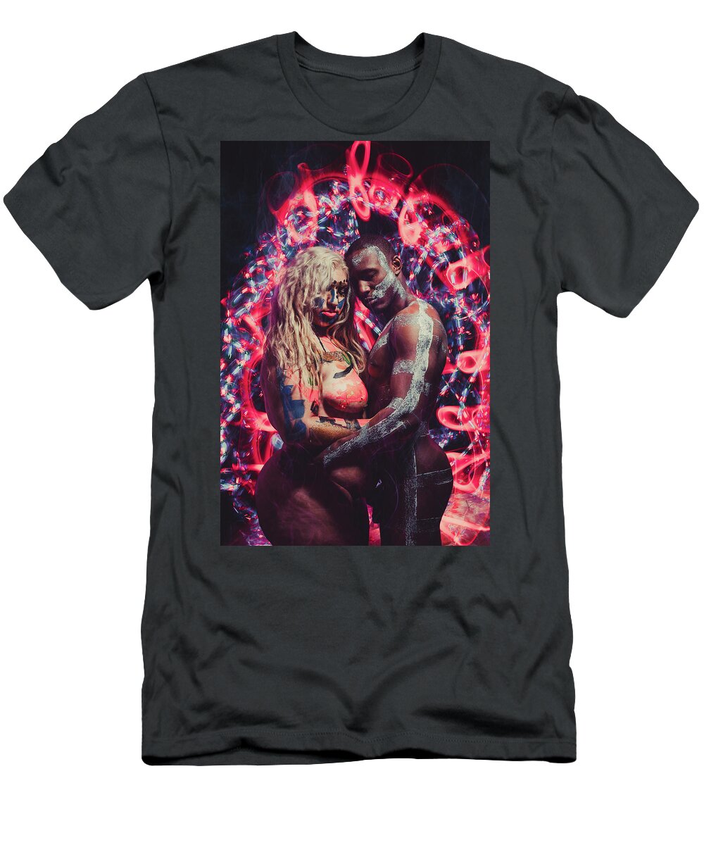 Chakra T-Shirt featuring the photograph Energetic Love by Jose Pagan