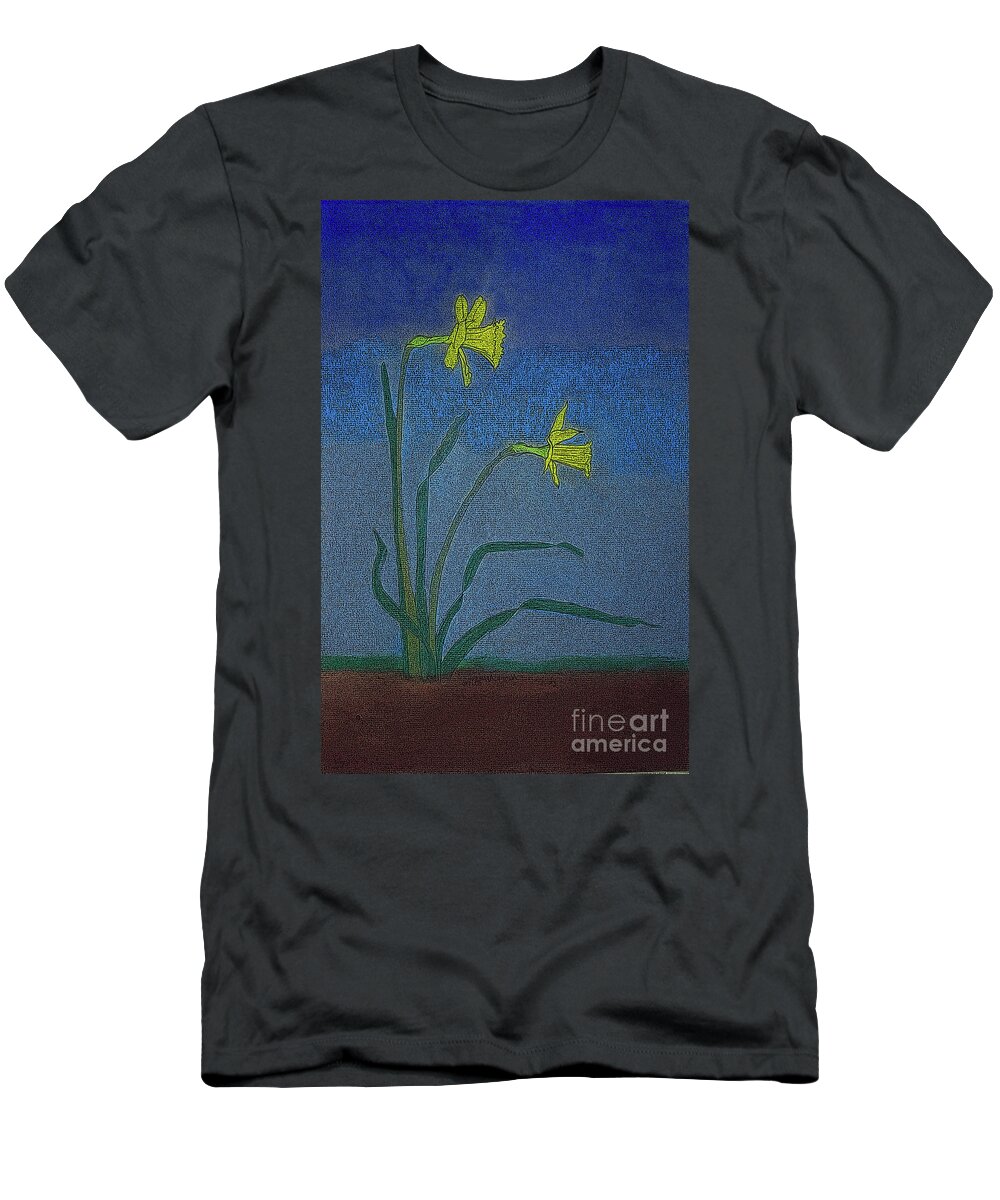 Evening Music A Pastel Painting By Norma Appleton T-Shirt featuring the painting Evening Music by Norma Appleton