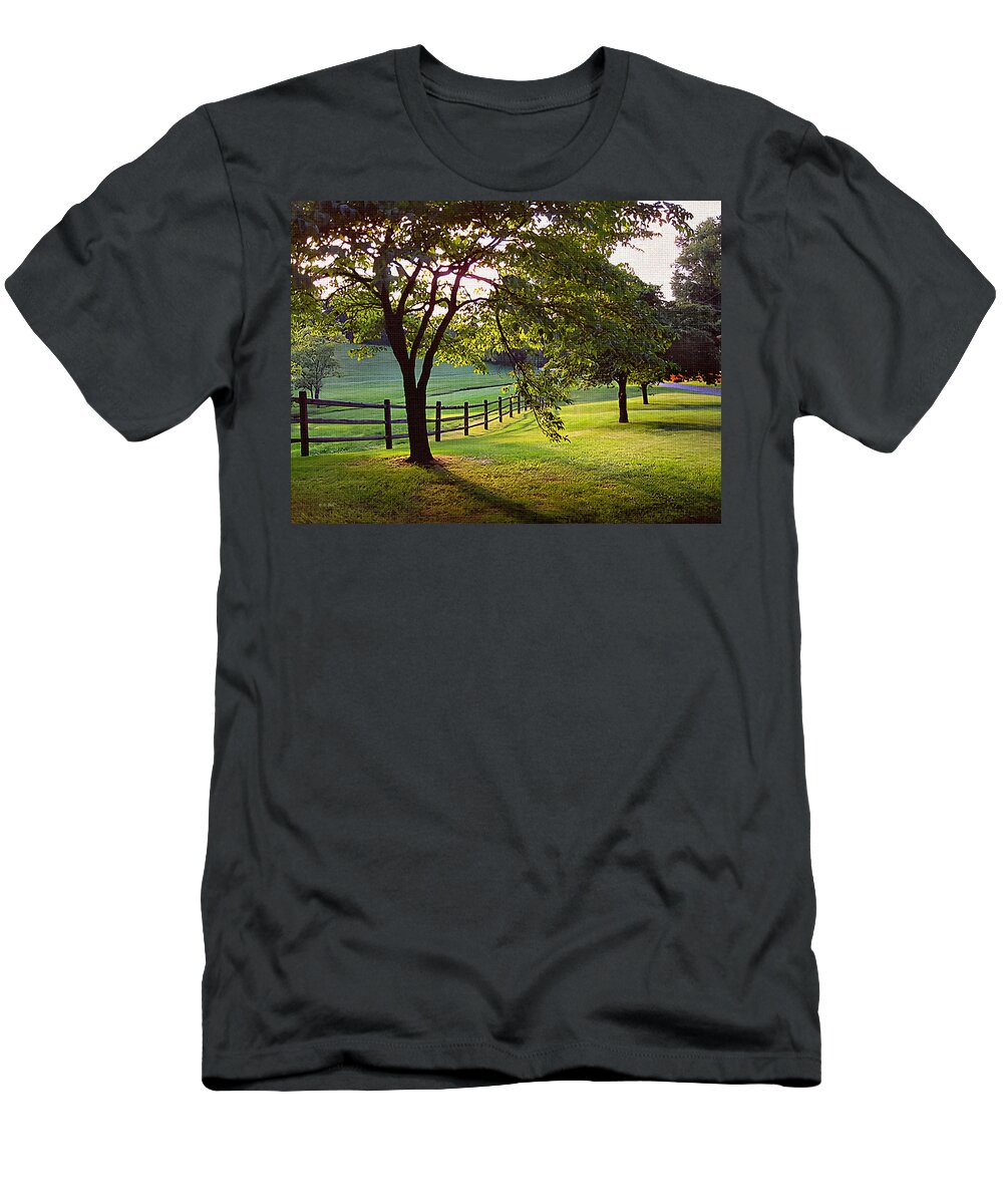 Brandywine T-Shirt featuring the photograph Evening Peace by Gordon Beck