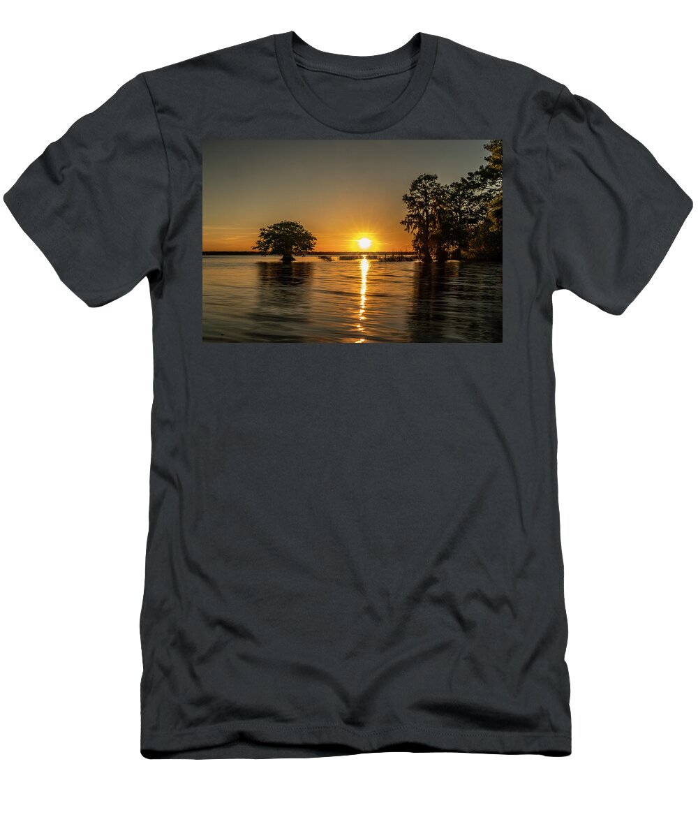 Instagram T-Shirt featuring the photograph Evening Sunburst 2 by Todd Tucker