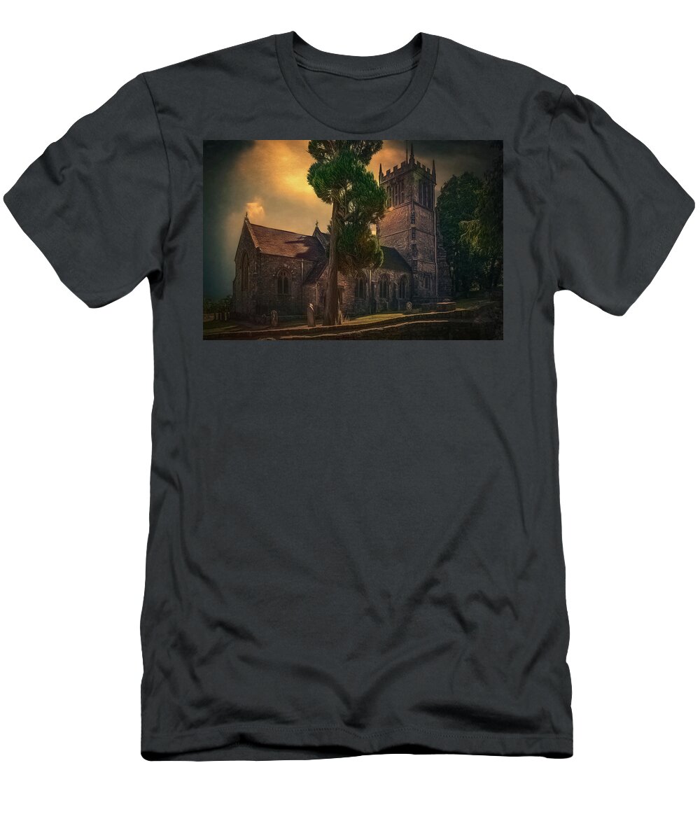 Church T-Shirt featuring the photograph Eventide by Chris Lord