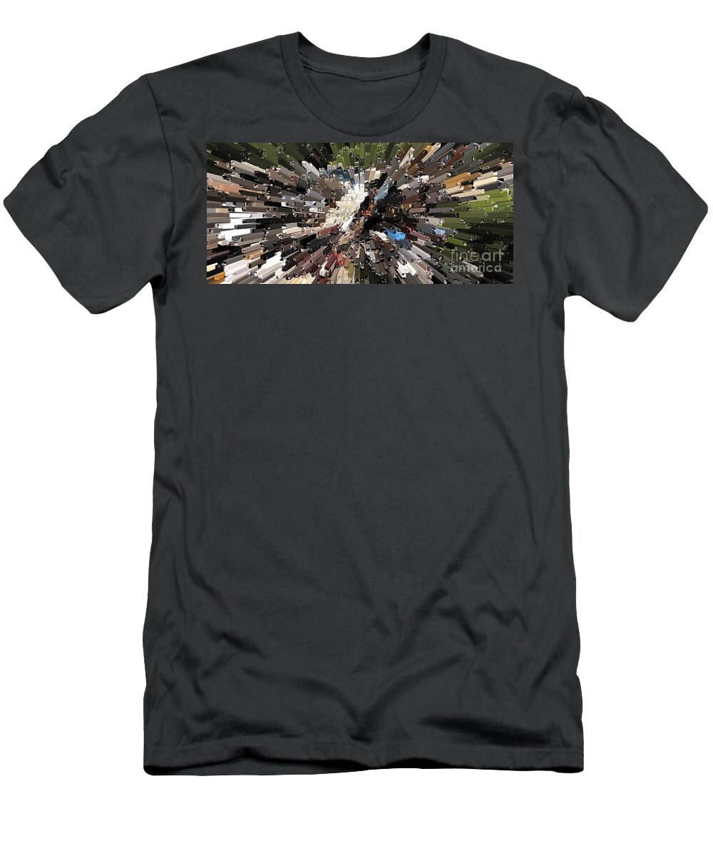  Extrusion T-Shirt featuring the photograph Extrusion Abstract #6 by Marcia Lee Jones