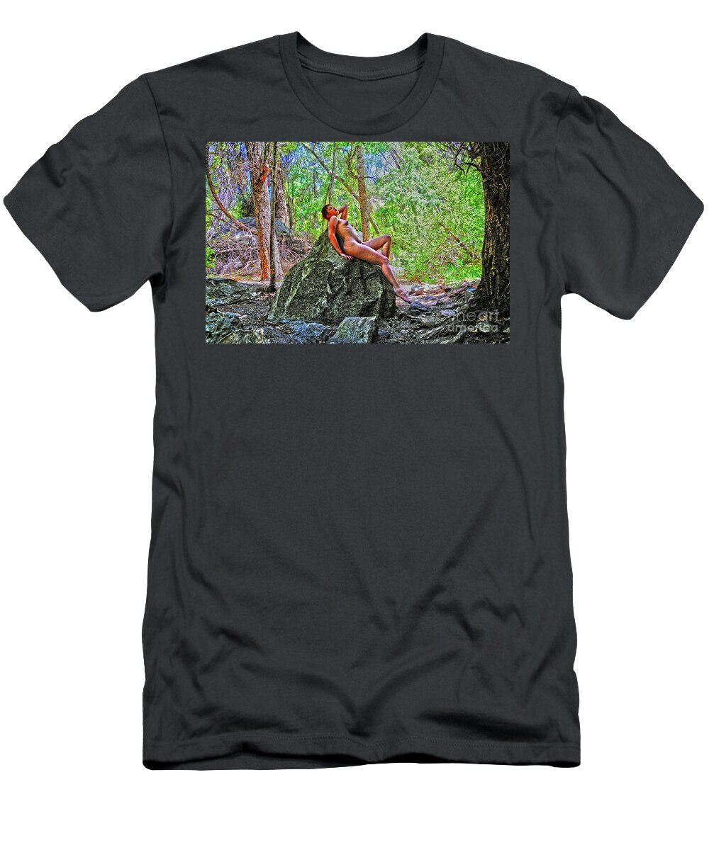Girl T-Shirt featuring the photograph Fable of a Maiden by Robert WK Clark