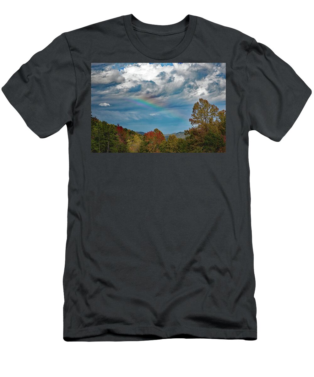 Rainbow T-Shirt featuring the photograph Fading Rainbow by Gina Fitzhugh