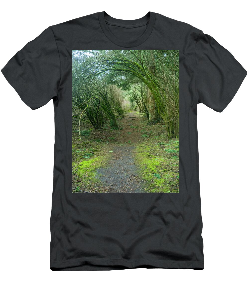 Path T-Shirt featuring the photograph Fairyland by Leslie Struxness