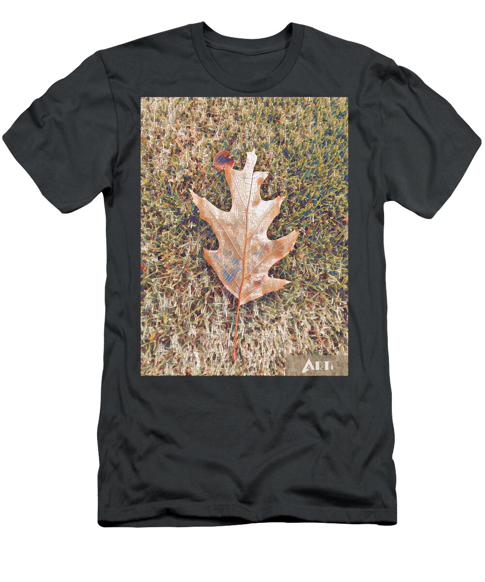Leaf T-Shirt featuring the photograph Fall leaf by Steven Wills