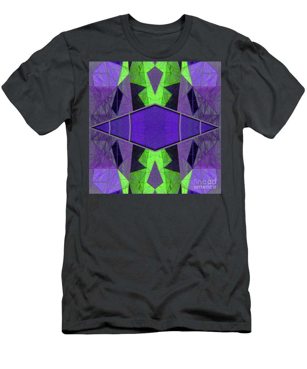 Abstract T-Shirt featuring the photograph Federation Square Abstract 7 by Randall Weidner