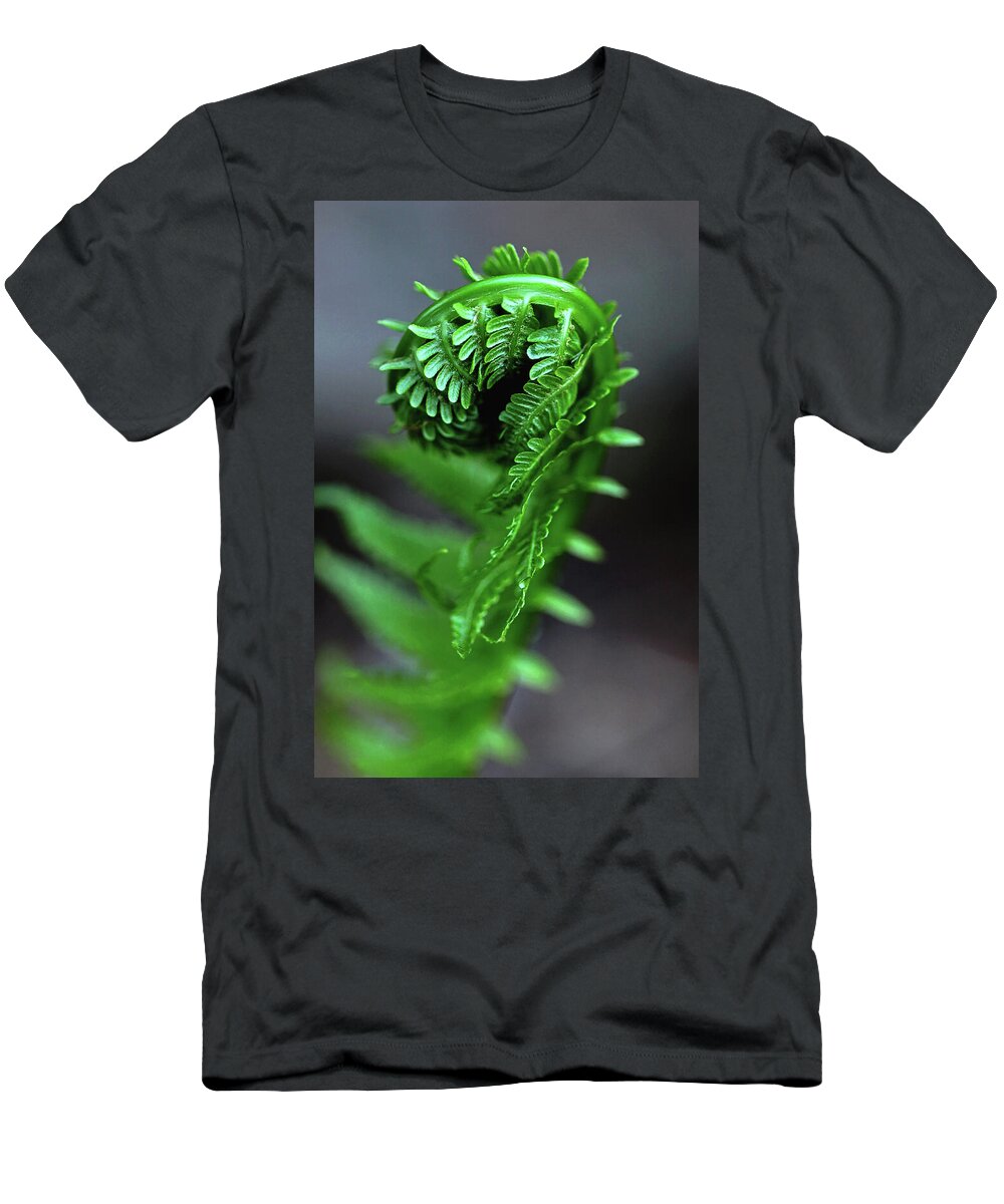 Fern T-Shirt featuring the photograph Fern Frond by Debbie Oppermann