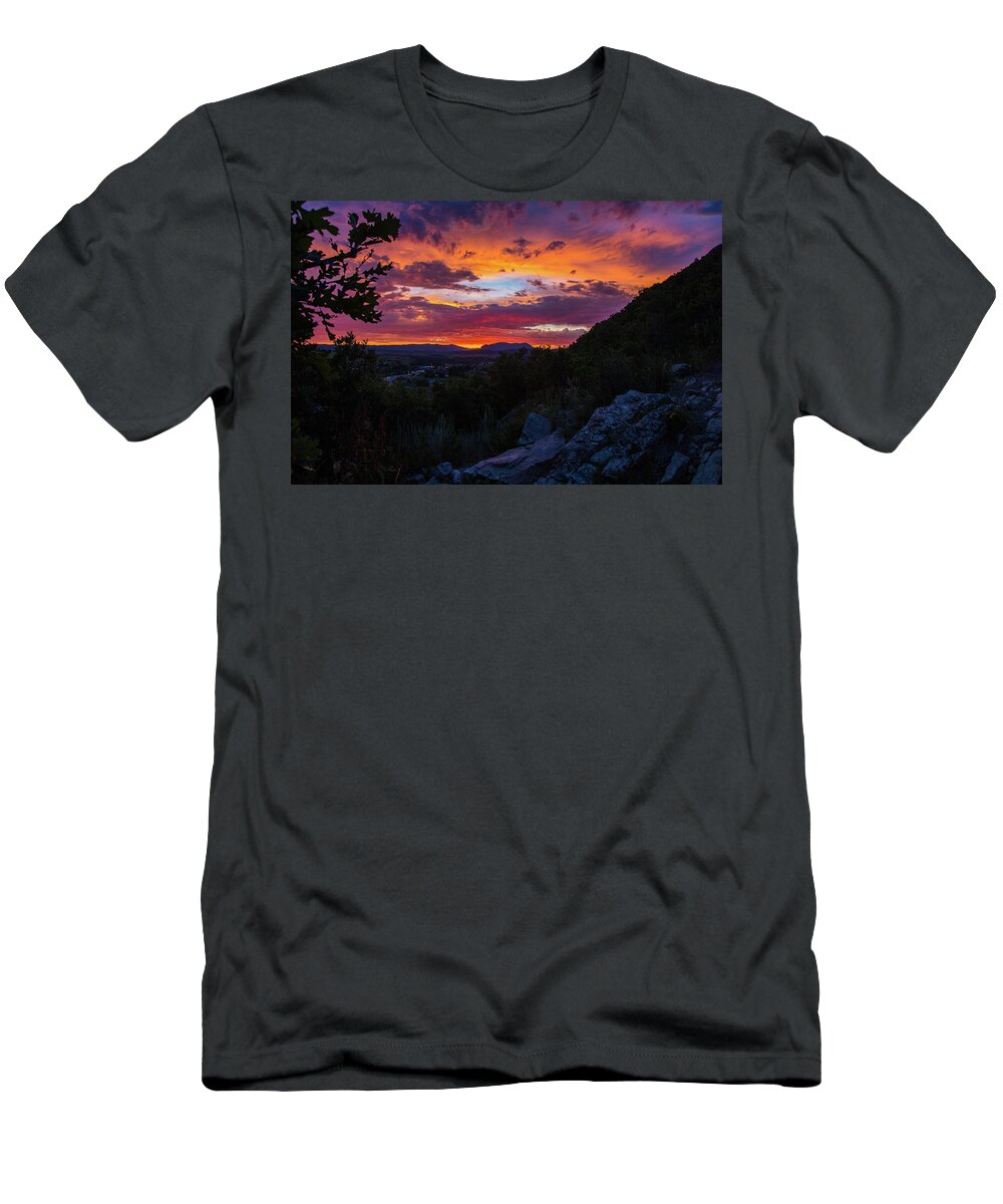  T-Shirt featuring the photograph Fiery Dreams by Kevin Dietrich
