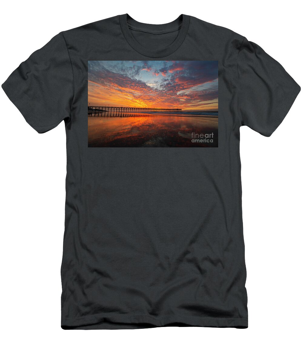 Sunrise T-Shirt featuring the photograph Fire in the Sky by DJA Images