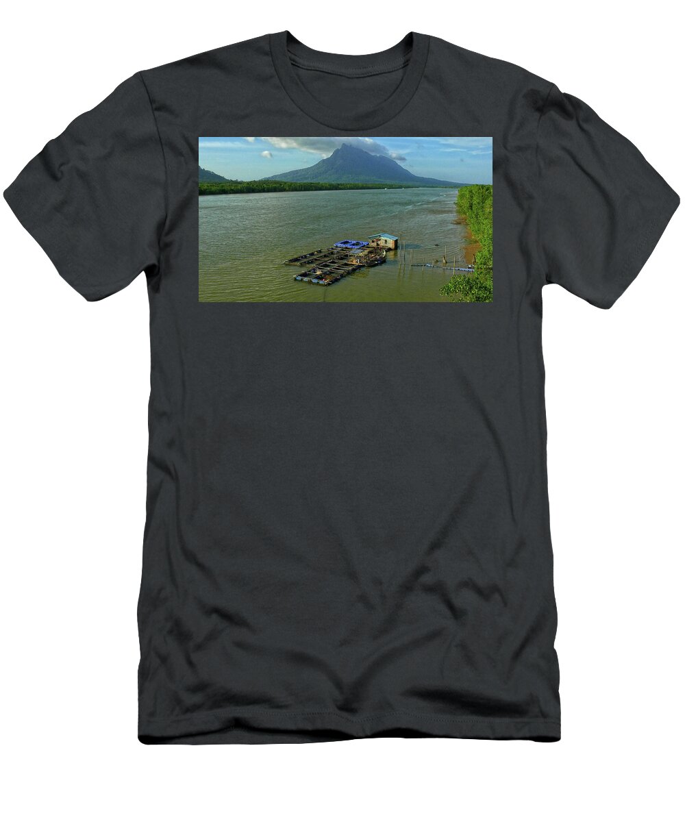 Fish Farm T-Shirt featuring the photograph Fish farm by Robert Bociaga