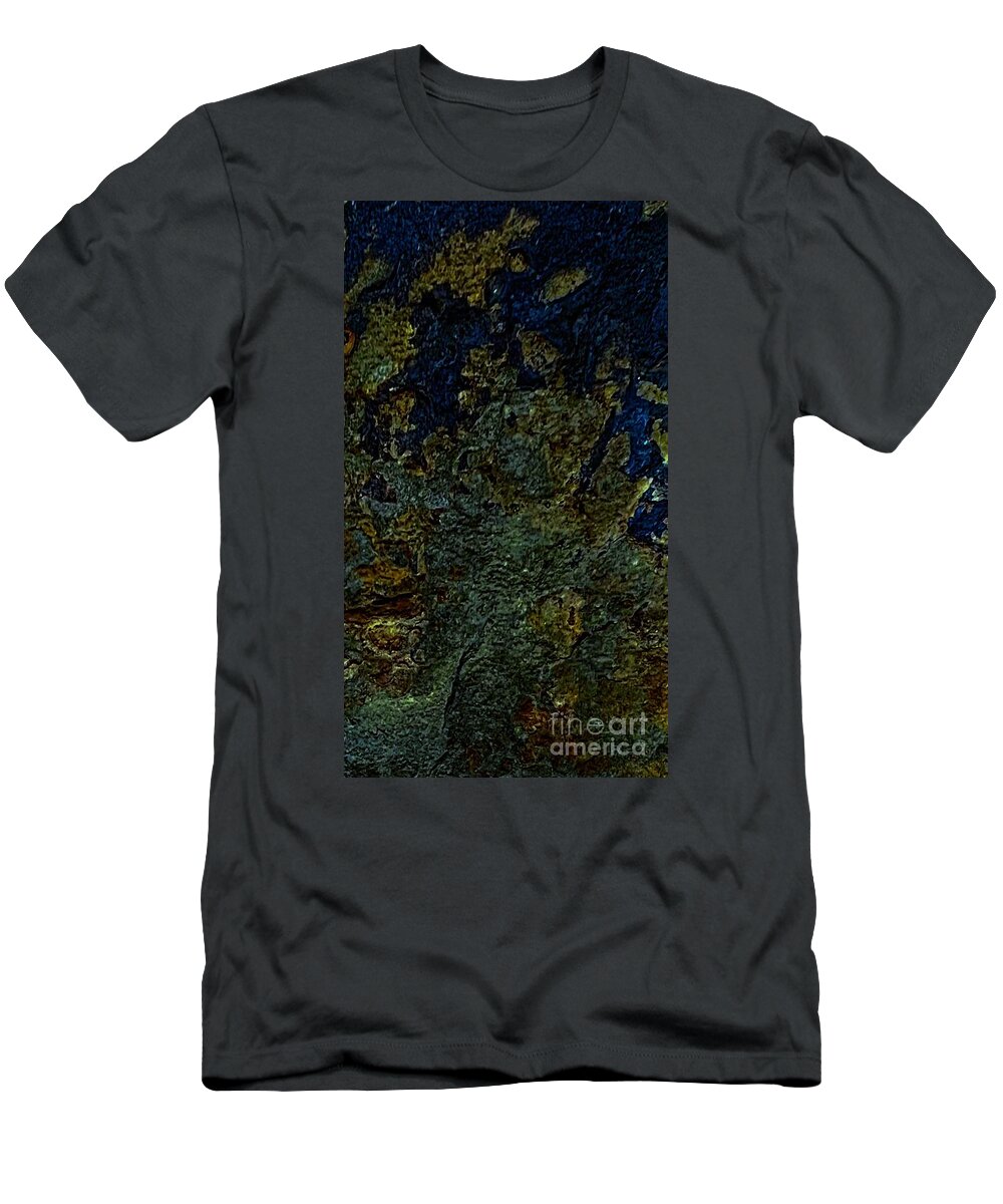 Mother Nature Flagstone T-Shirt featuring the digital art Flagstone Jewel by Glenn Hernandez