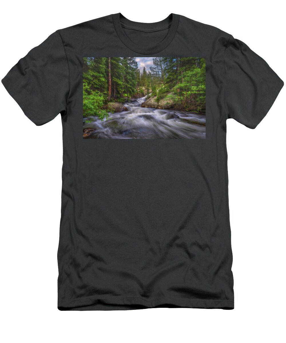 Colorado T-Shirt featuring the photograph Flow of the Forest by Darren White