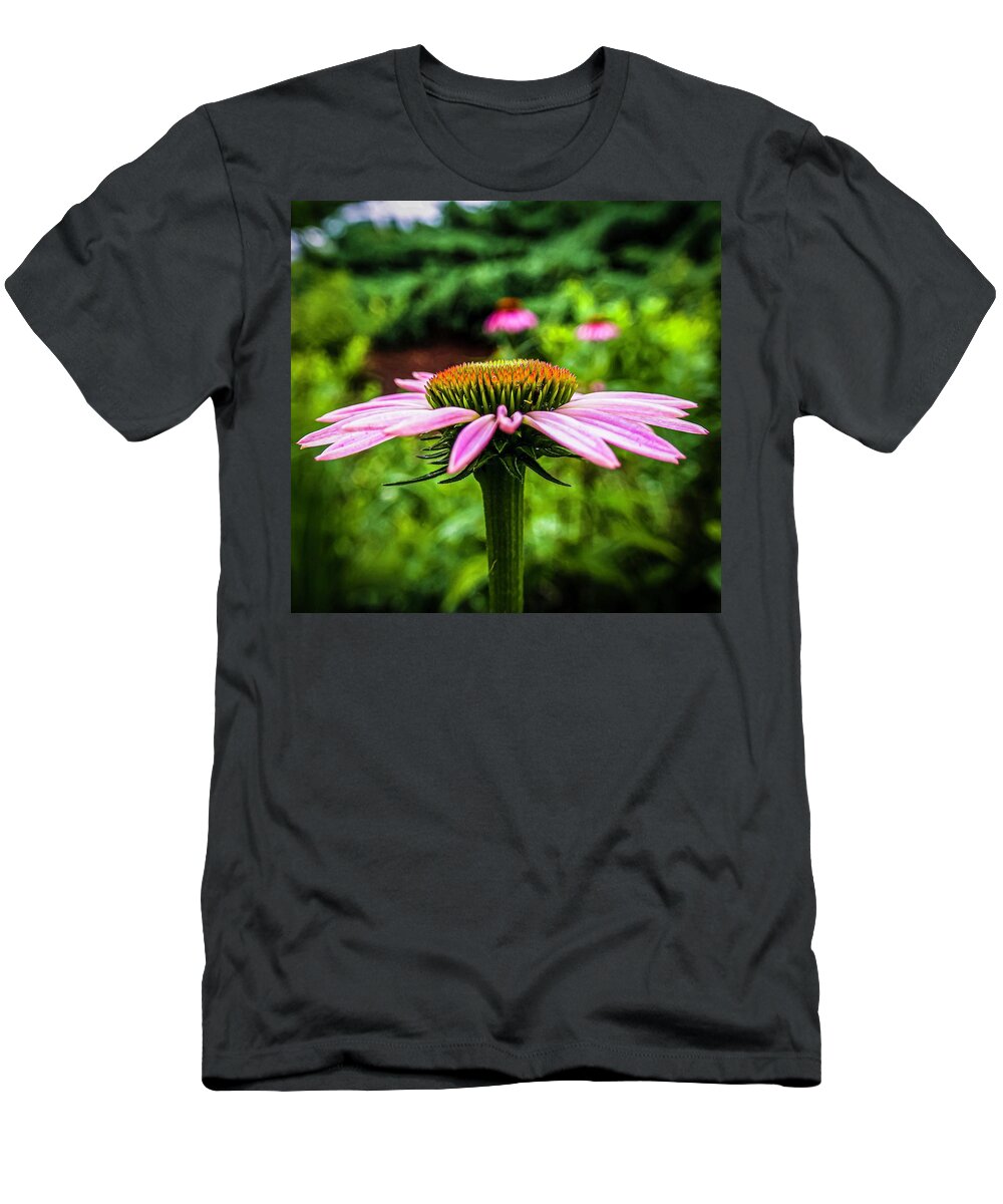 Flower T-Shirt featuring the photograph Flower after the rain by Rick Nelson