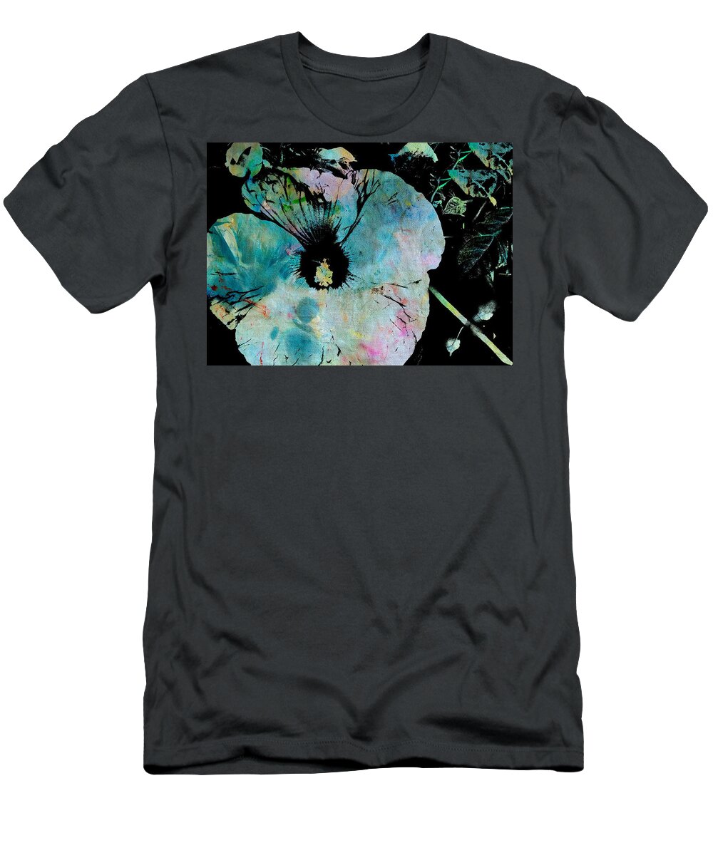 Painting T-Shirt featuring the mixed media Flower One by John Dyess