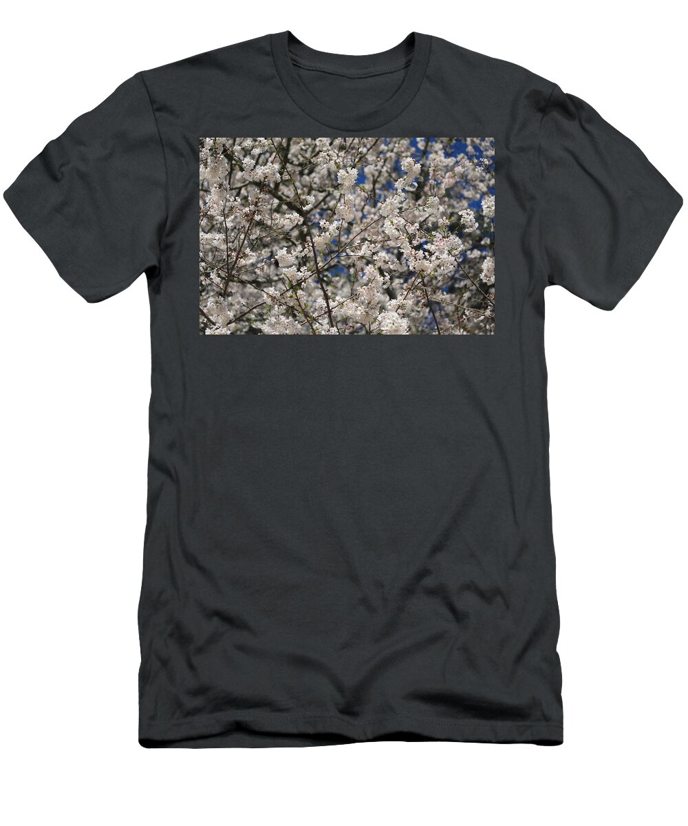 Flowering Cherry T-Shirt featuring the photograph Flowering Cherry Tree by Richard Krebs