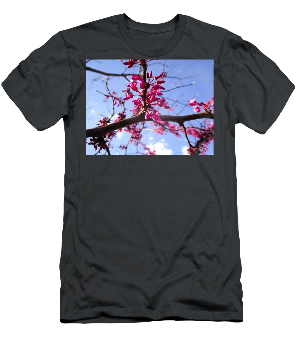 Texas T-Shirt featuring the photograph Flowering Redbud by W Craig Photography