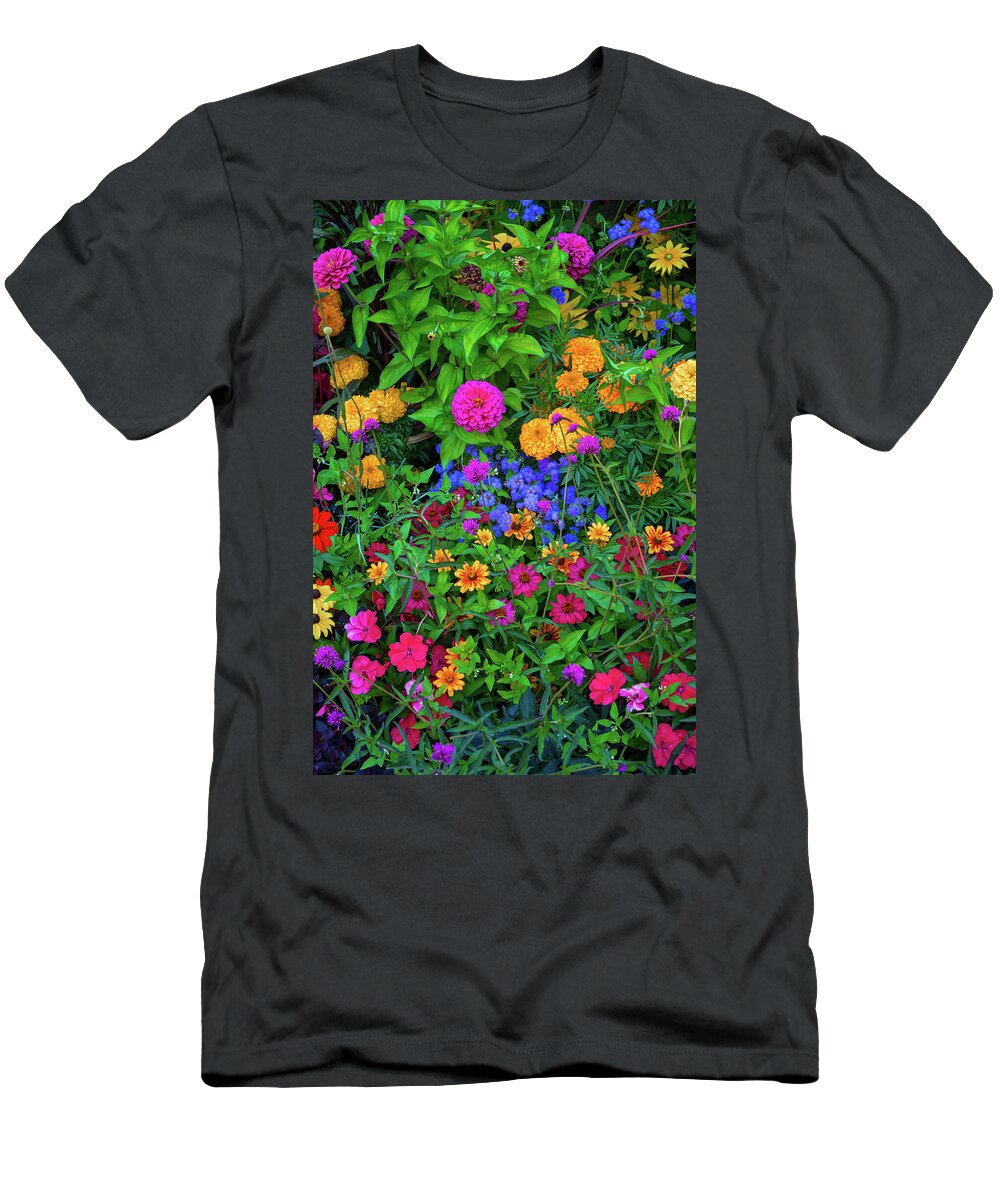 Flower T-Shirt featuring the photograph Flowers so colorful by Bill Cubitt