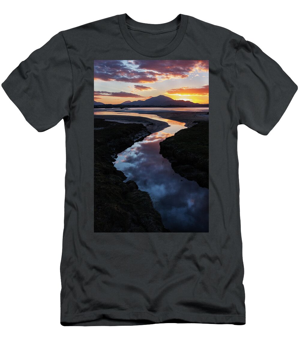 Donegal T-Shirt featuring the photograph Follow The Light - Sheephaven Bay, Donegal by John Soffe