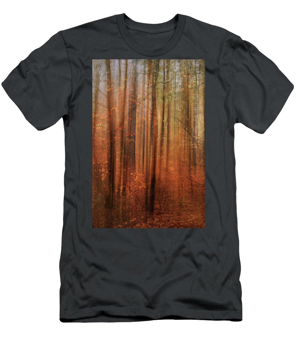 Photography T-Shirt featuring the digital art Forest Dream by Terry Davis