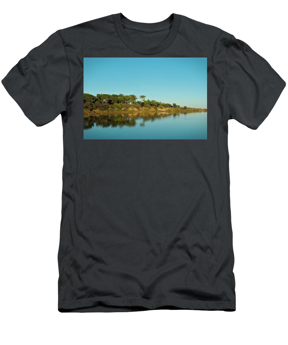 Lake T-Shirt featuring the photograph Forests Mirror by Angelo DeVal