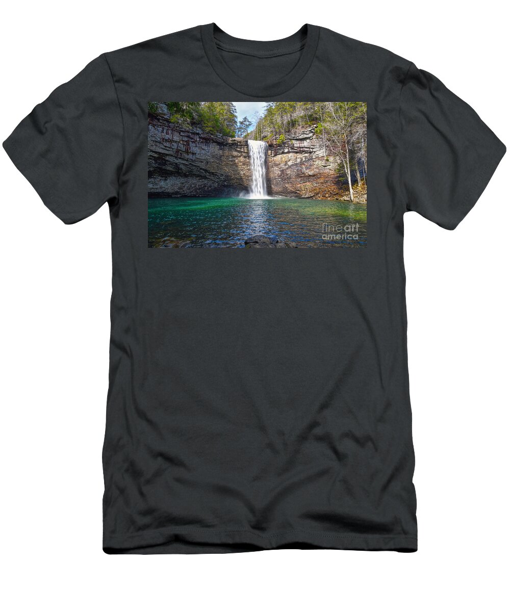 Foster Falls T-Shirt featuring the photograph Foster Falls 4 by Phil Perkins