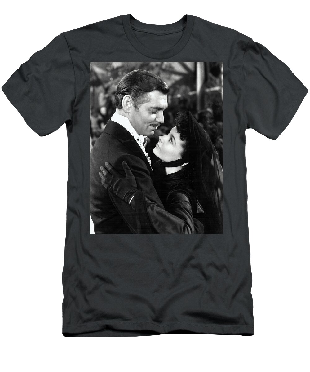 A Pictorial History Of The Movies T-Shirt featuring the photograph Frankly My Dear by Linda Howes