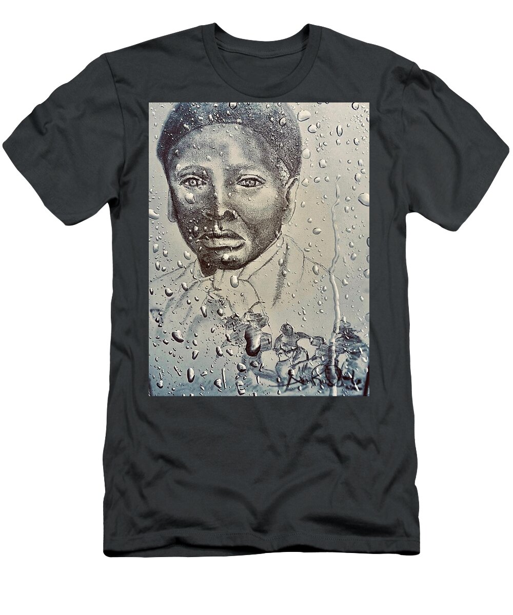  T-Shirt featuring the mixed media Freedom by Angie ONeal
