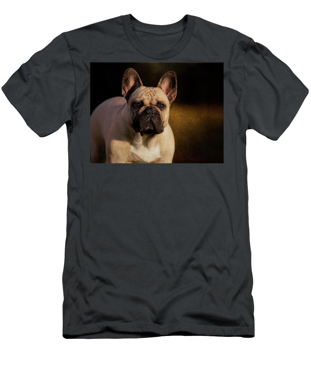 French Bulldog T-Shirt featuring the photograph French Bulldog by Diana Andersen