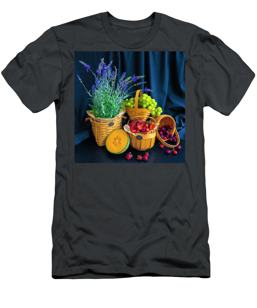 Fresh Fruit Baskets T-Shirt featuring the photograph Fresh Fruit Baskets by Sarah Phillips