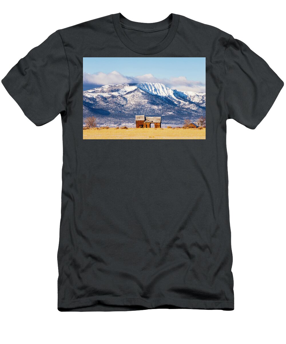 Abandoned T-Shirt featuring the photograph Frosty and Weathered by Mike Lee