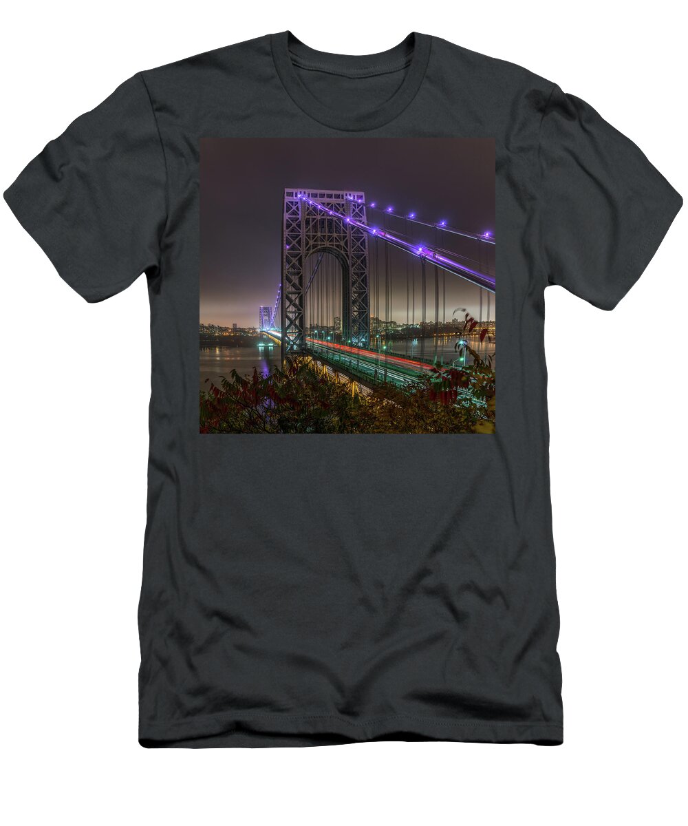 Bridge T-Shirt featuring the photograph G Dubya by Bryan Xavier