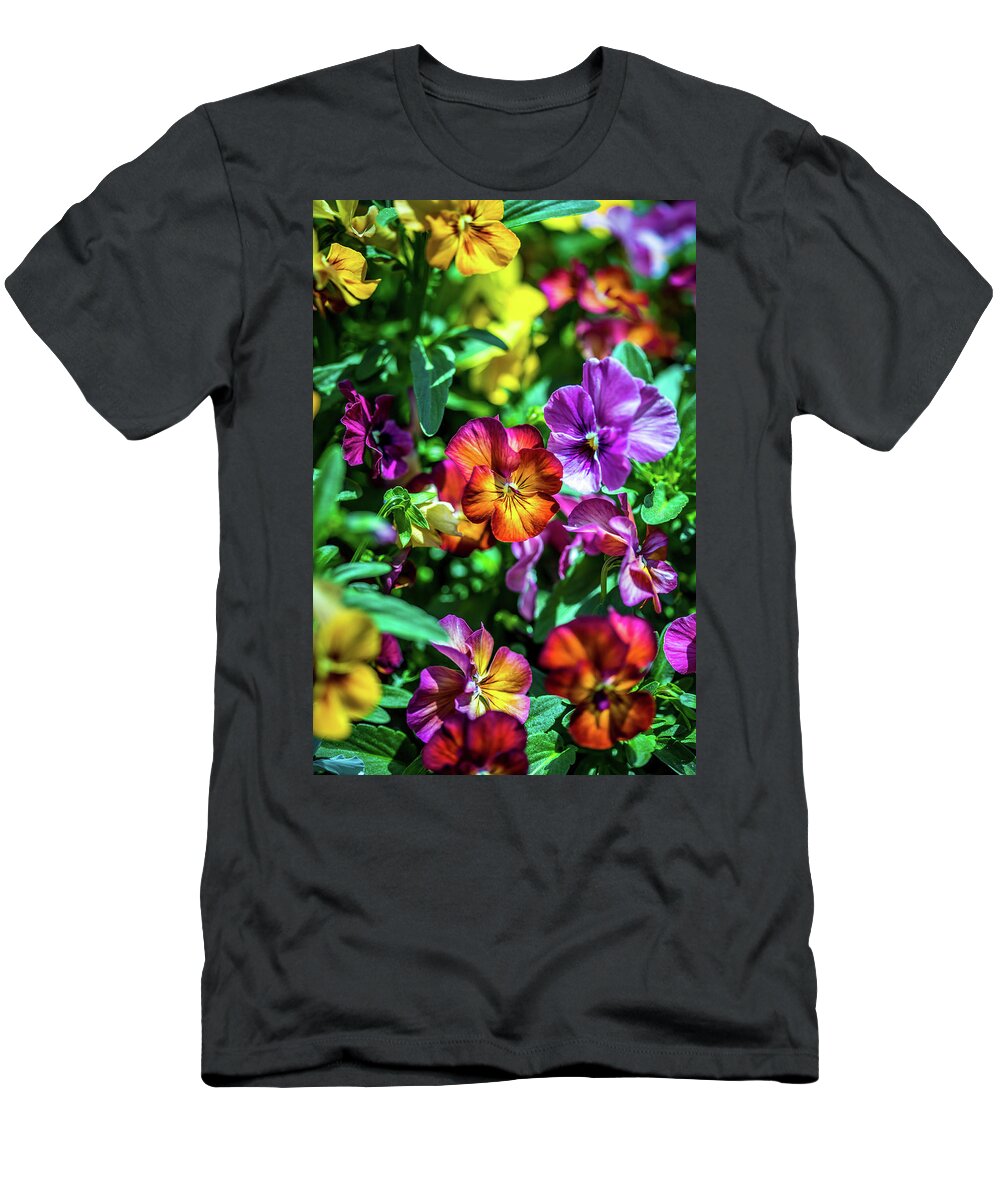 Garden Of Joy T-Shirt featuring the photograph Garden Of Joy by Az Jackson