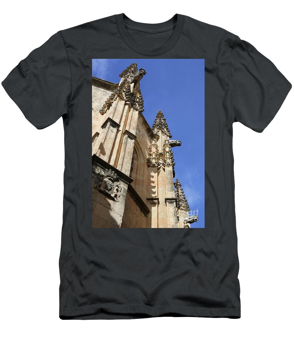 Segovia T-Shirt featuring the photograph Gargoyles of Segovia by Carol Groenen