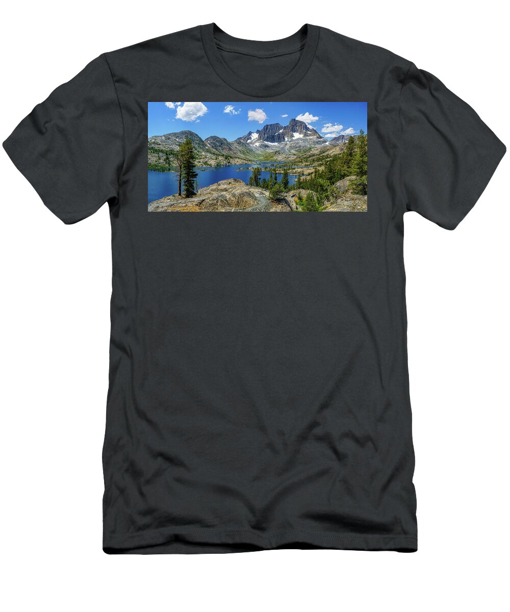 Garnet Lake T-Shirt featuring the photograph Garnet Lake in High Sierras Mid-Day by Kenneth Everett