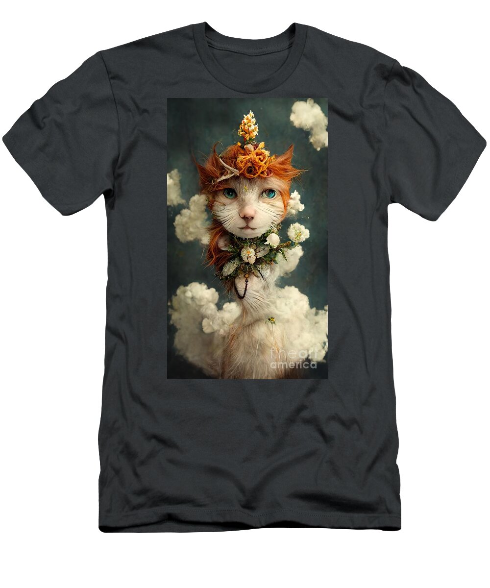 Queen T-Shirt featuring the digital art Gladis by Martine Roch