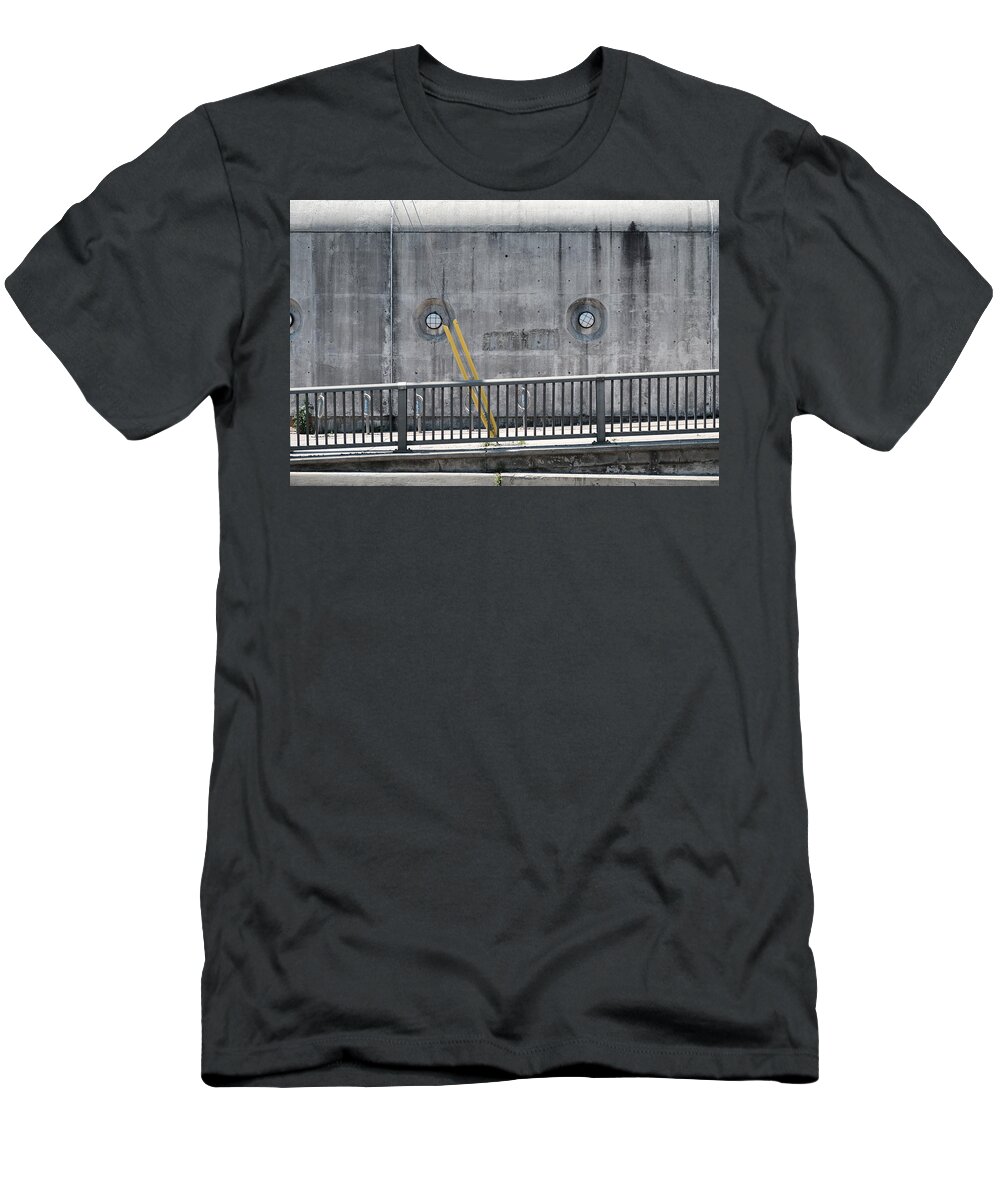 Urban T-Shirt featuring the photograph Glaring Wall by Kreddible Trout