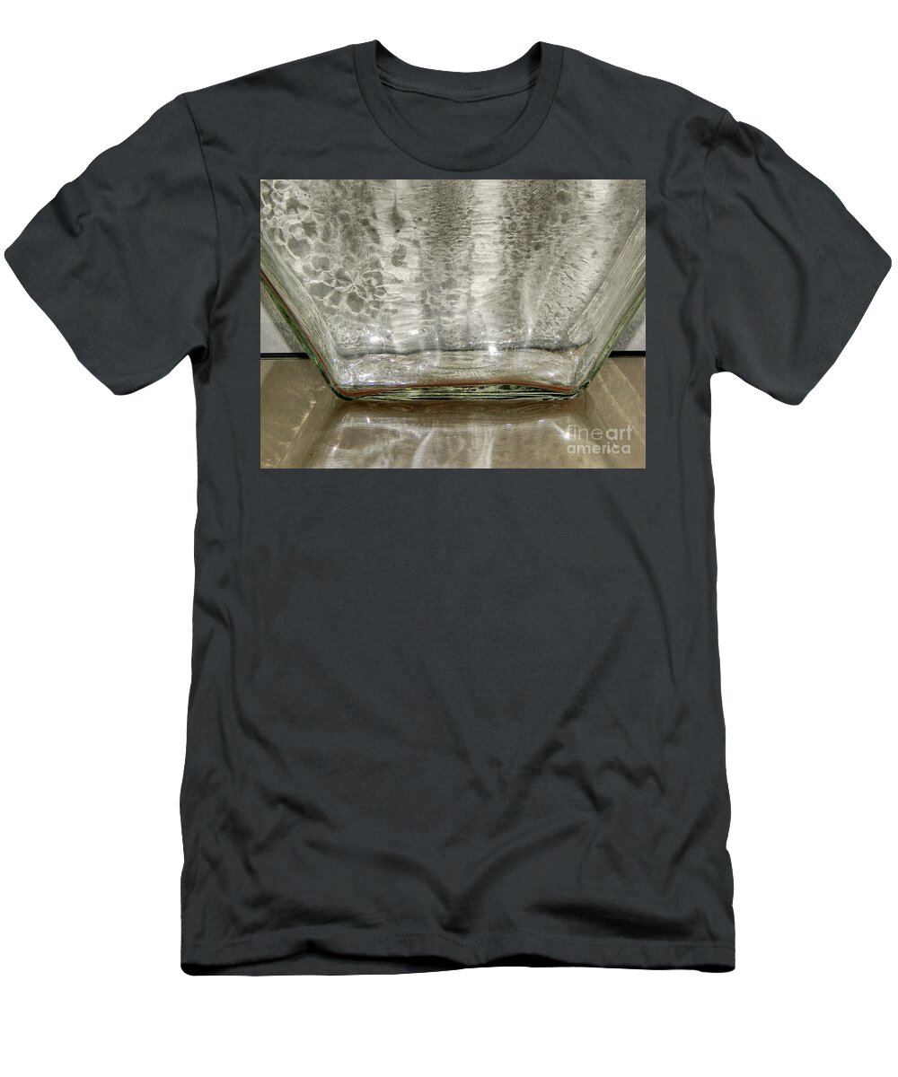 Macro T-Shirt featuring the photograph Glass On Glass by Phil Perkins