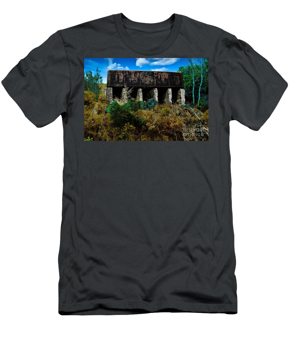 Railways T-Shirt featuring the photograph Glenfinnan Water Tower by Richard Denyer