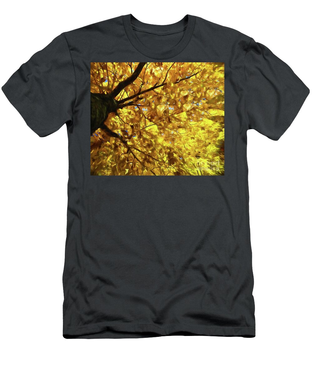 Yellow T-Shirt featuring the photograph Glowing by AnnMarie Parson-McNamara