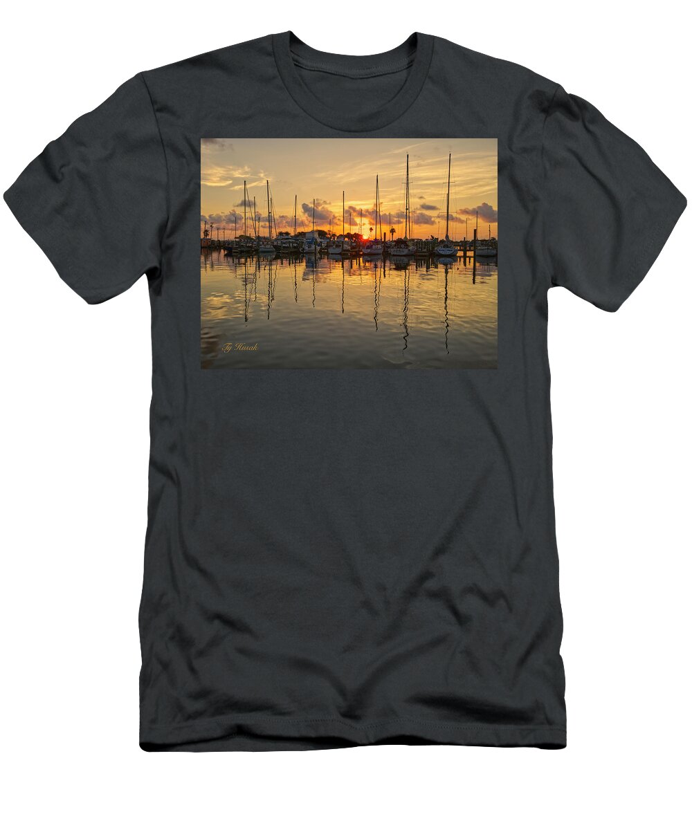 Sunrise T-Shirt featuring the photograph Golden Dawn by Ty Husak