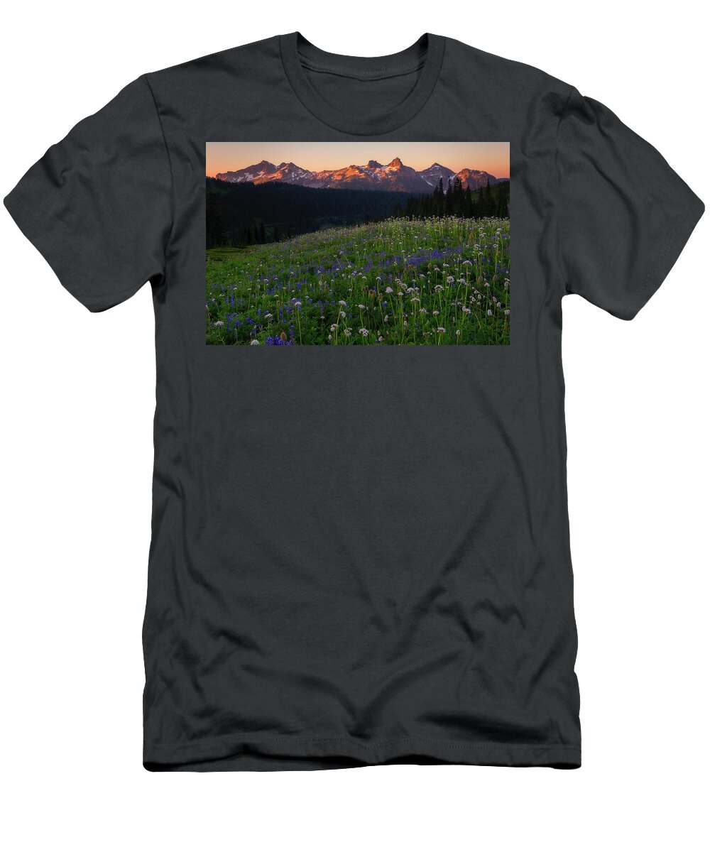 Golden Gate Trail T-Shirt featuring the photograph Golden Gates Sunrise by Ryan Manuel